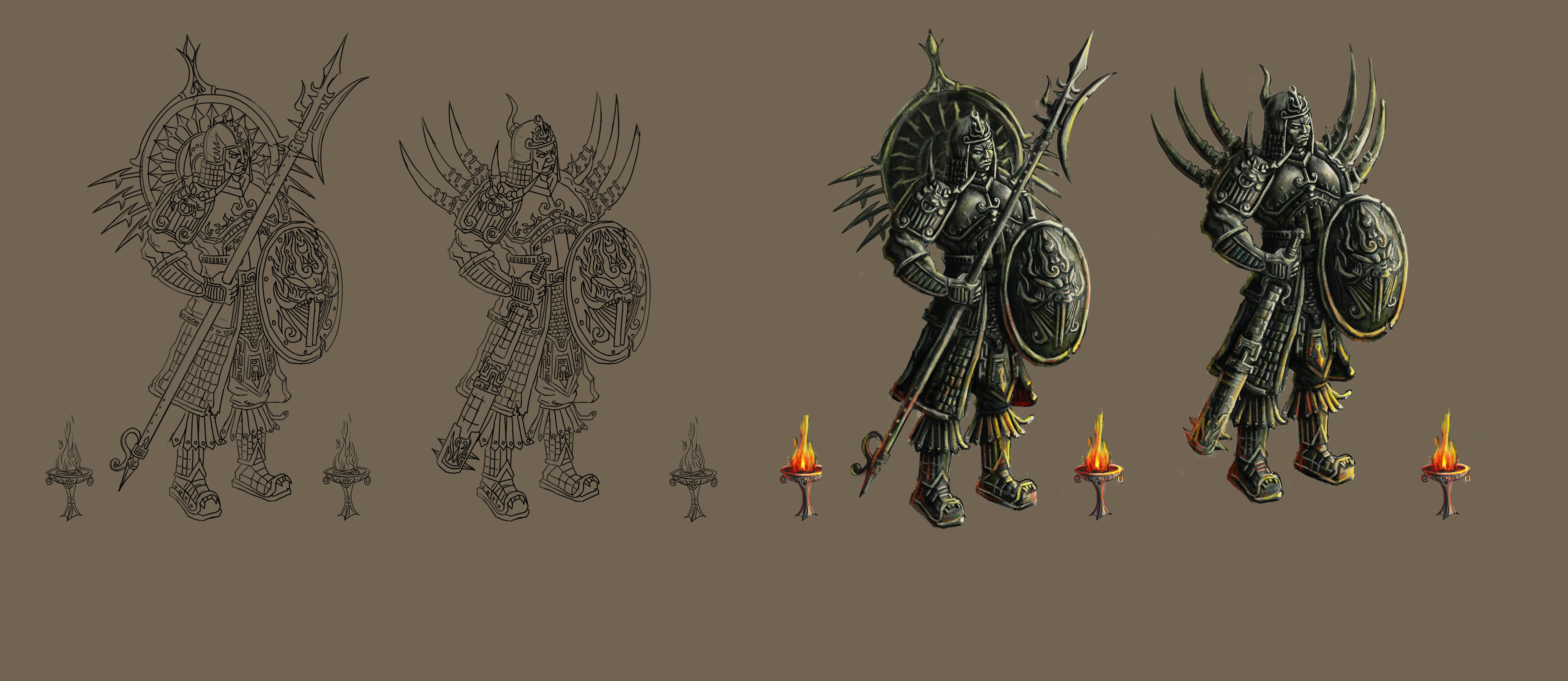 Game Mountain - City - Gate 03 3D model_6