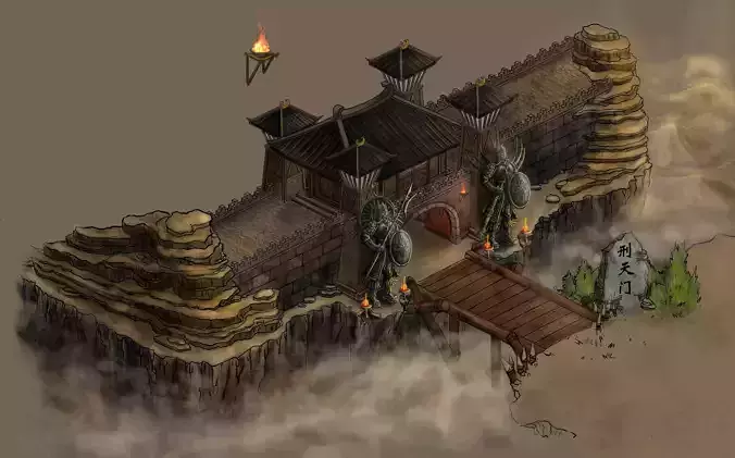 Game Mountain - City - Gate 03