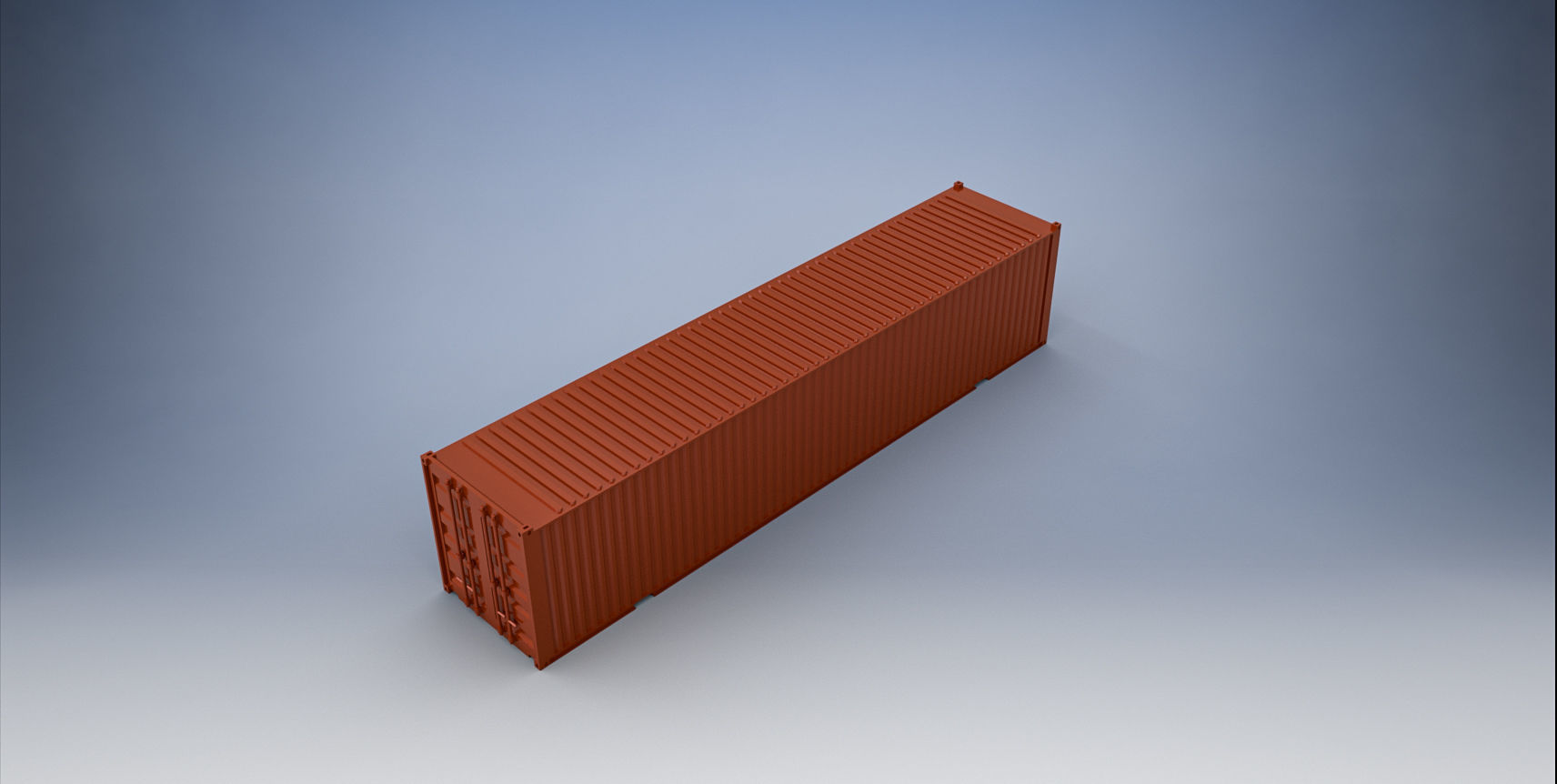 12 Meter Shipping Container Model Kit 3D print model_8