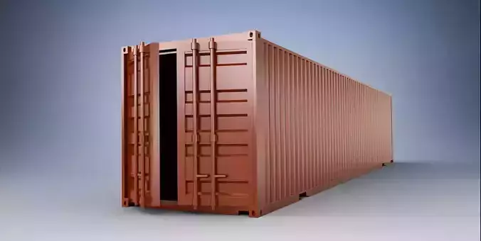 12 Meter Shipping Container Model Kit 3D print model
