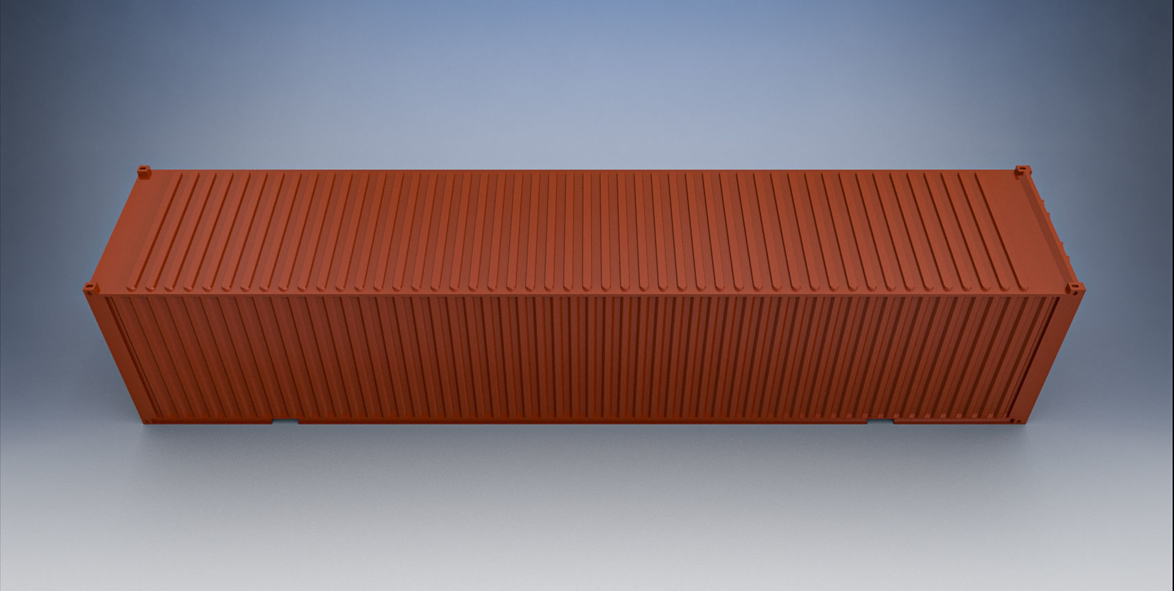 12 Meter Shipping Container Model Kit 3D print model_7