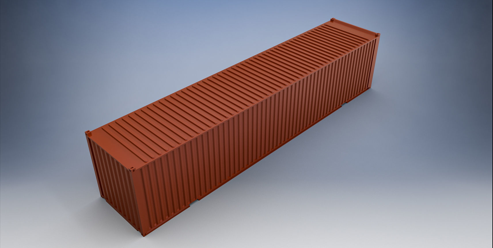 12 Meter Shipping Container Model Kit 3D print model_6