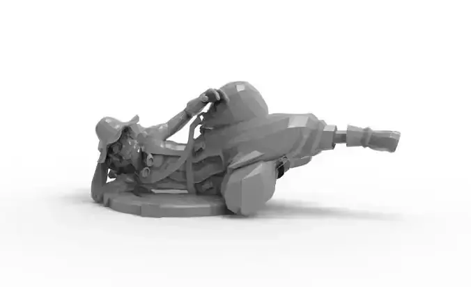 Usopp - Laying Pose 3D print model