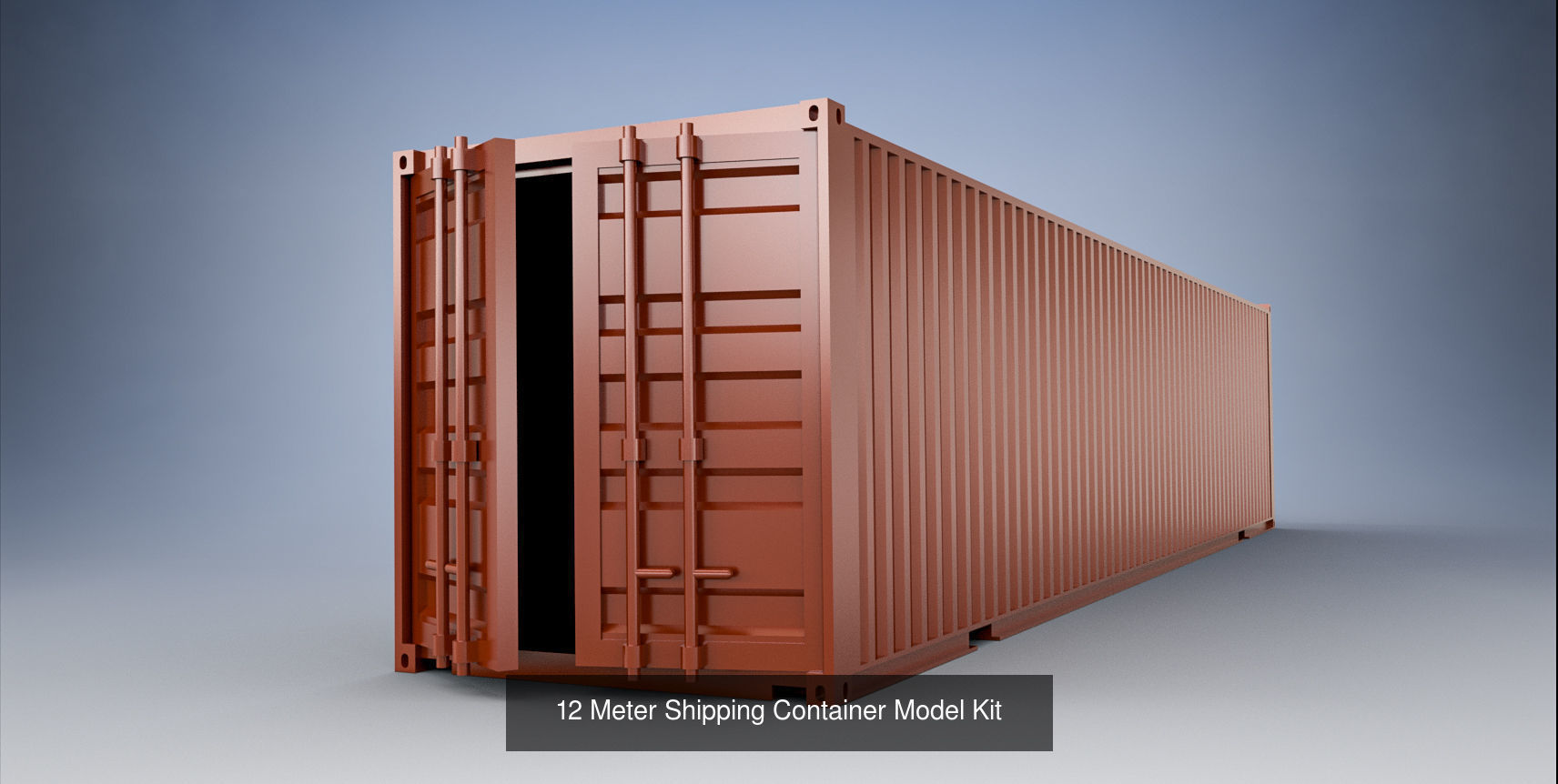 6 and 12 Meter Shipping Container Model Kit Collection _2