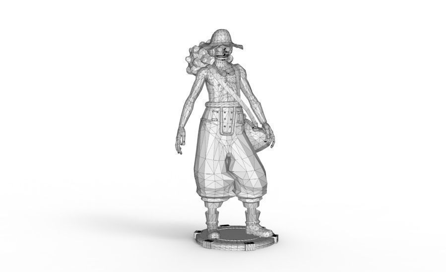 Usopp - Standing Pose 3D print model_10