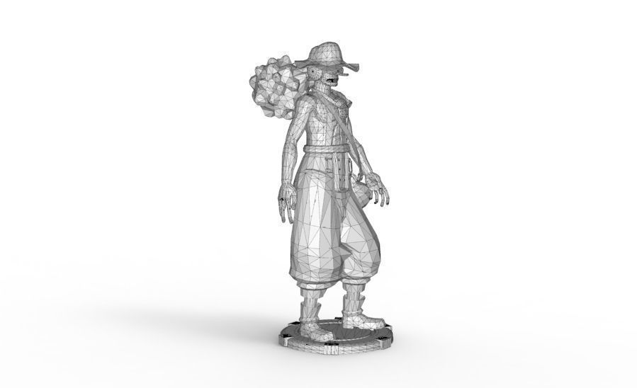 Usopp - Standing Pose 3D print model_11