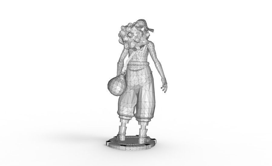 Usopp - Standing Pose 3D print model_17