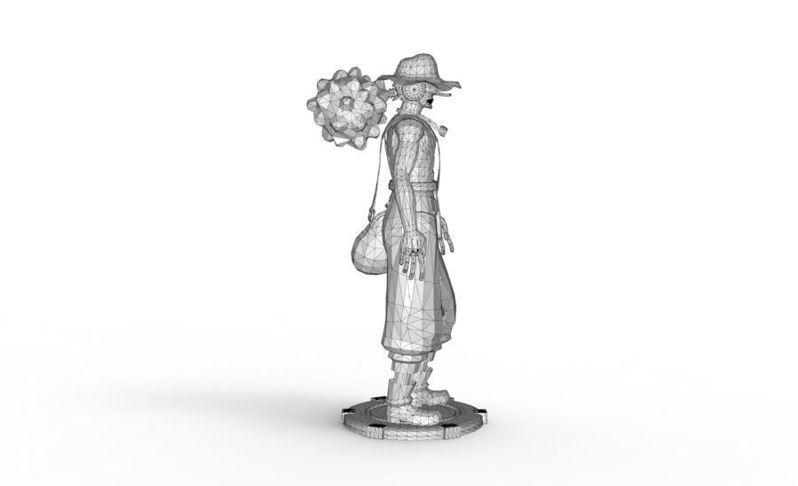 Usopp - Standing Pose 3D print model_19