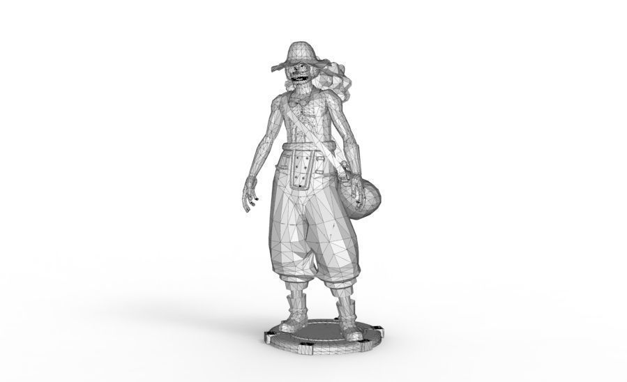 Usopp - Standing Pose 3D print model_12