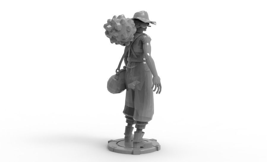 Usopp - Standing Pose 3D print model_8