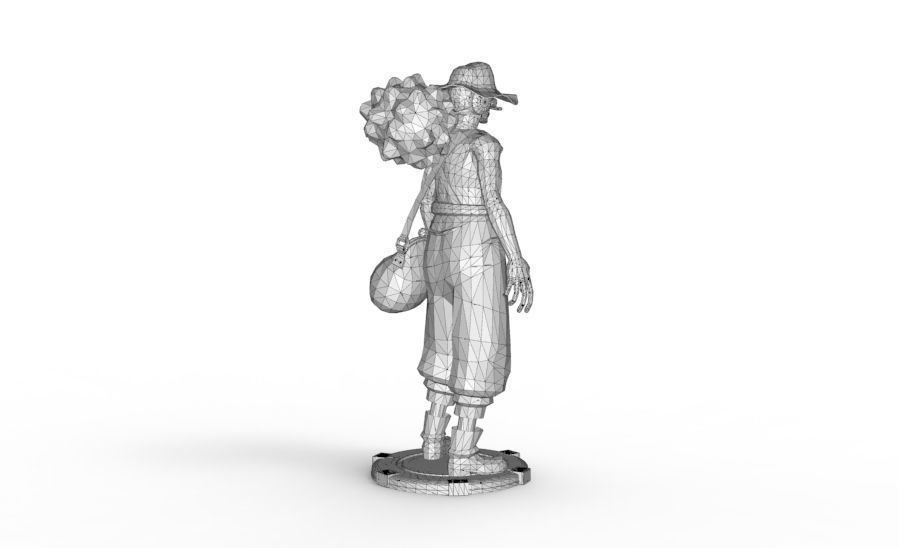 Usopp - Standing Pose 3D print model_18