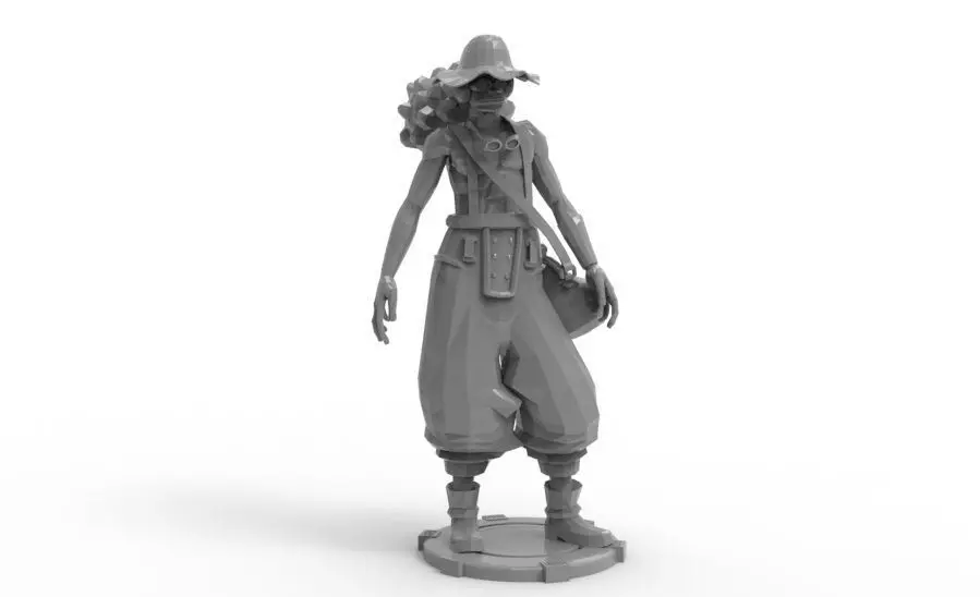Usopp - Standing Pose 3D print model_0