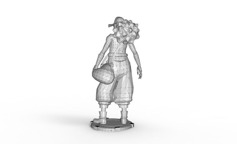 Usopp - Standing Pose 3D print model_16
