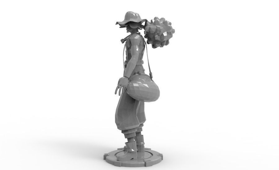 Usopp - Standing Pose 3D print model_4