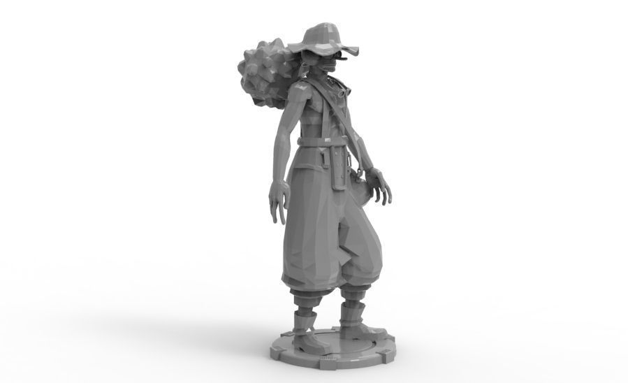 Usopp - Standing Pose 3D print model_1