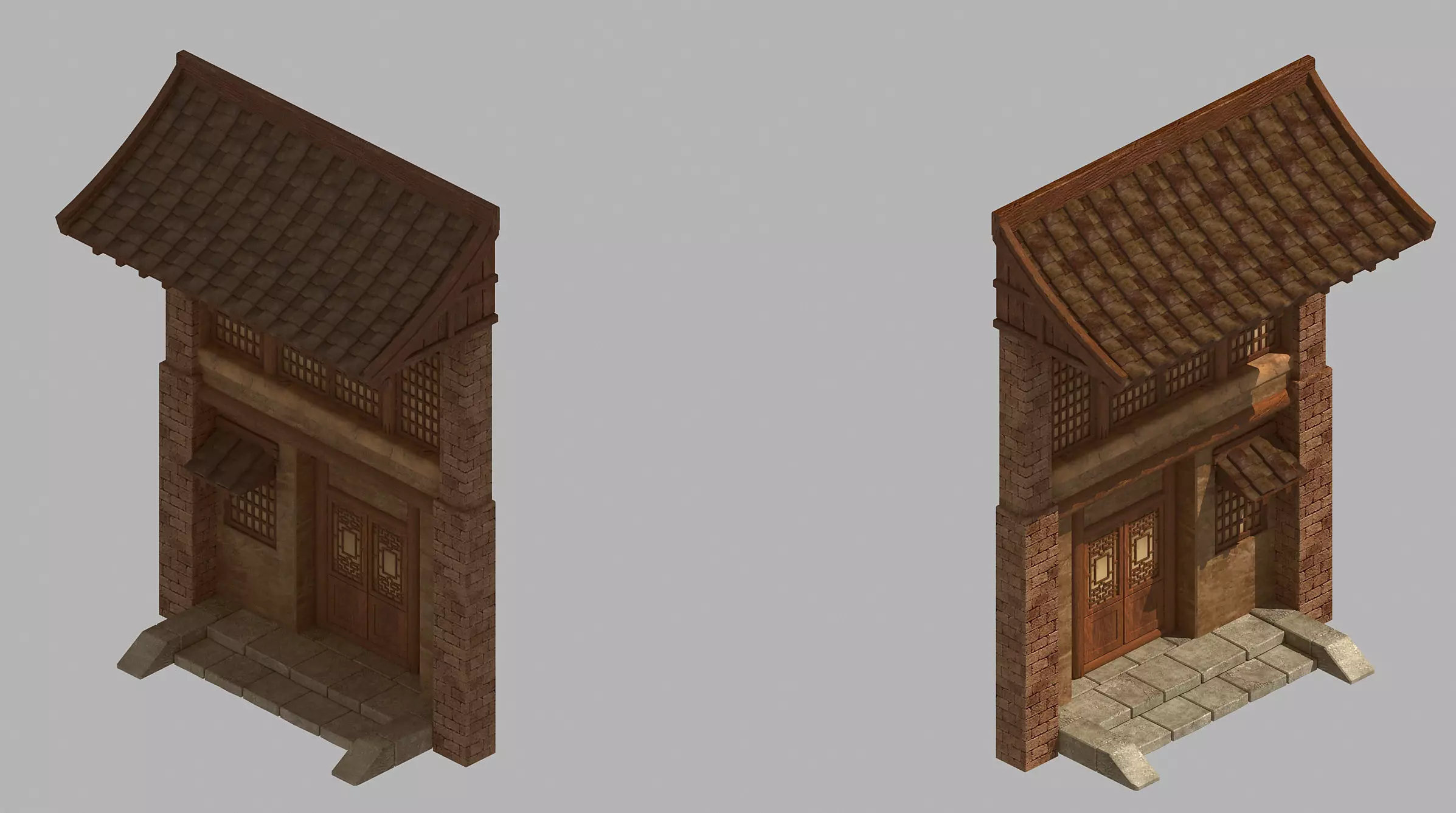 Game Mountain - Architecture - House 02 3D model