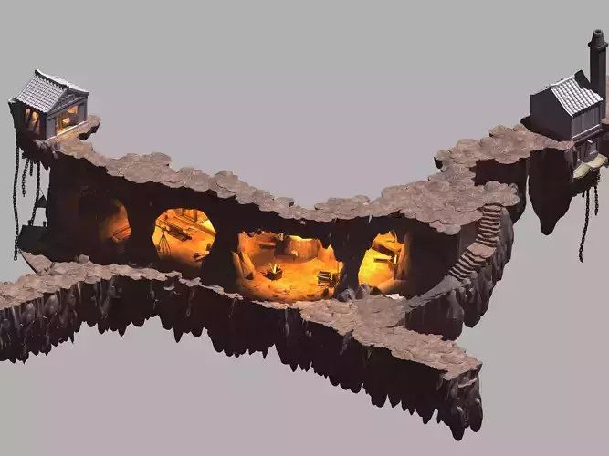 Game Mountain Architecture - Blacksmith House 12