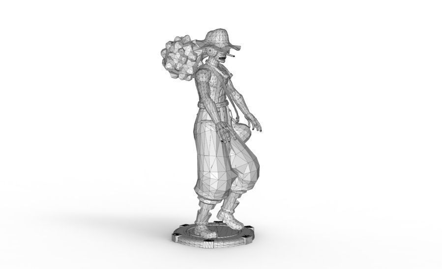 Usopp - Tough Walk Pose 3D print model_11