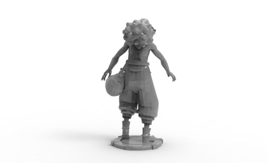 Usopp - Tough Walk Pose 3D print model_7