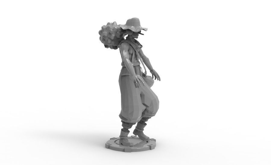 Usopp - Tough Walk Pose 3D print model_1