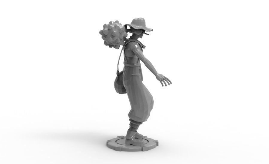 Usopp - Tough Walk Pose 3D print model_9