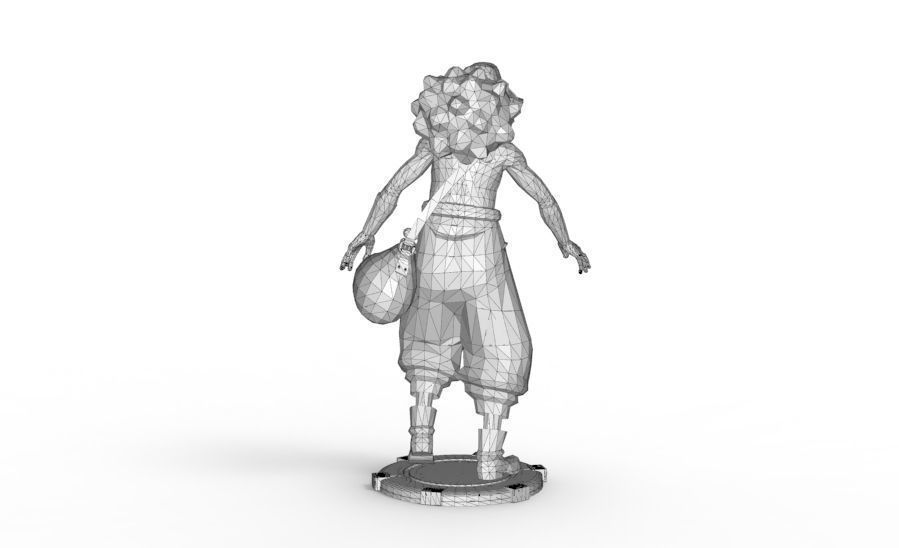 Usopp - Tough Walk Pose 3D print model_17