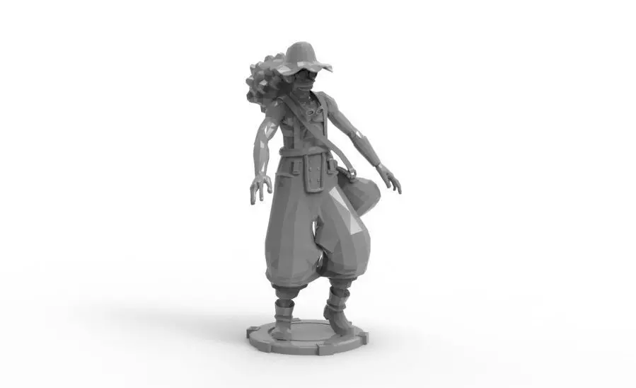 Usopp - Tough Walk Pose 3D print model_0