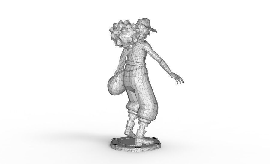 Usopp - Tough Walk Pose 3D print model_18