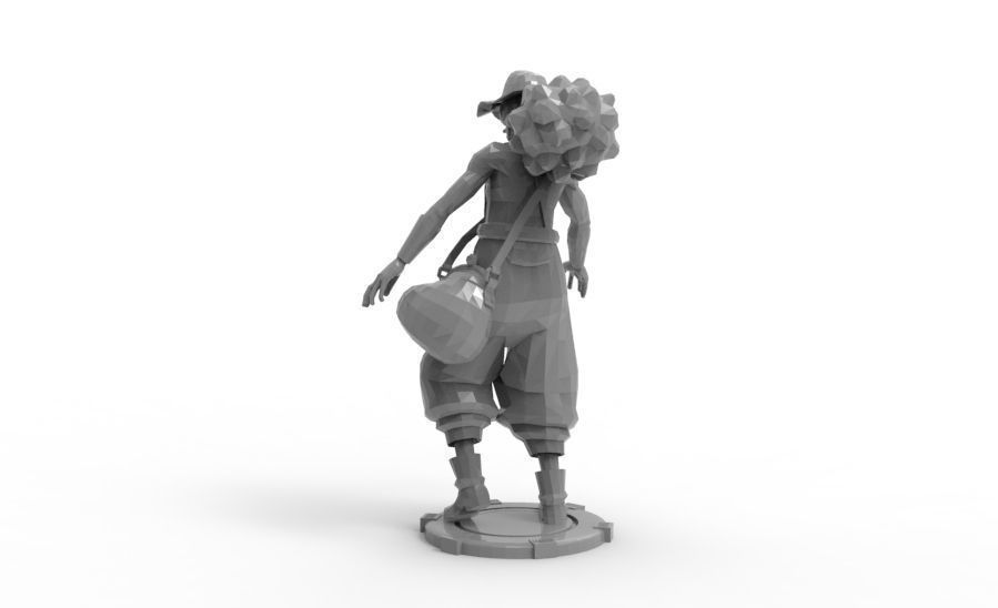 Usopp - Tough Walk Pose 3D print model_6