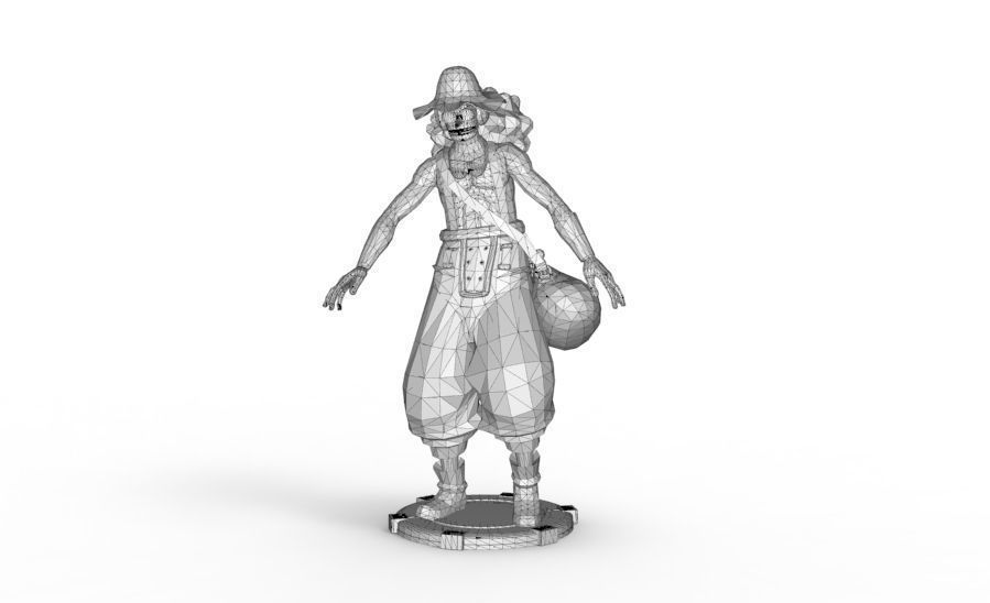 Usopp - Tough Walk Pose 3D print model_12