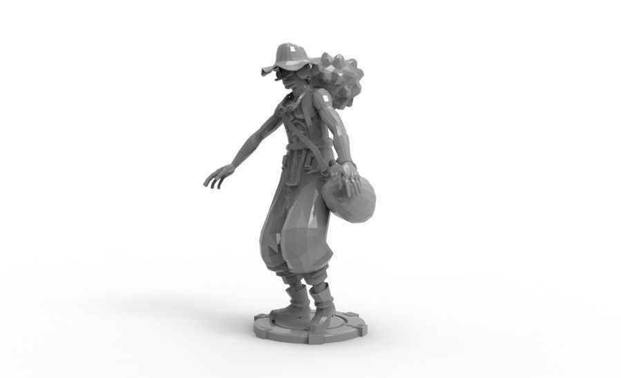 Usopp - Tough Walk Pose 3D print model_3