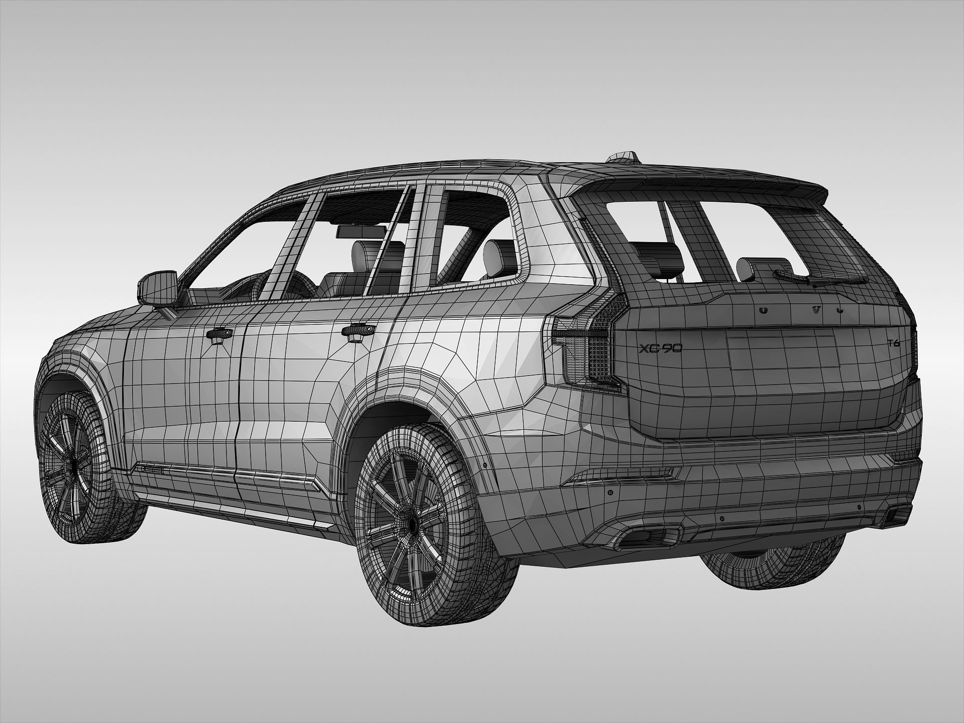 Volvo XC90 2015 3D model_8