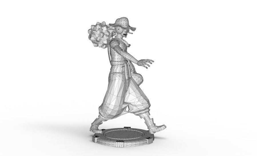 Usopp - Tough Walk Pose 3D print model_11