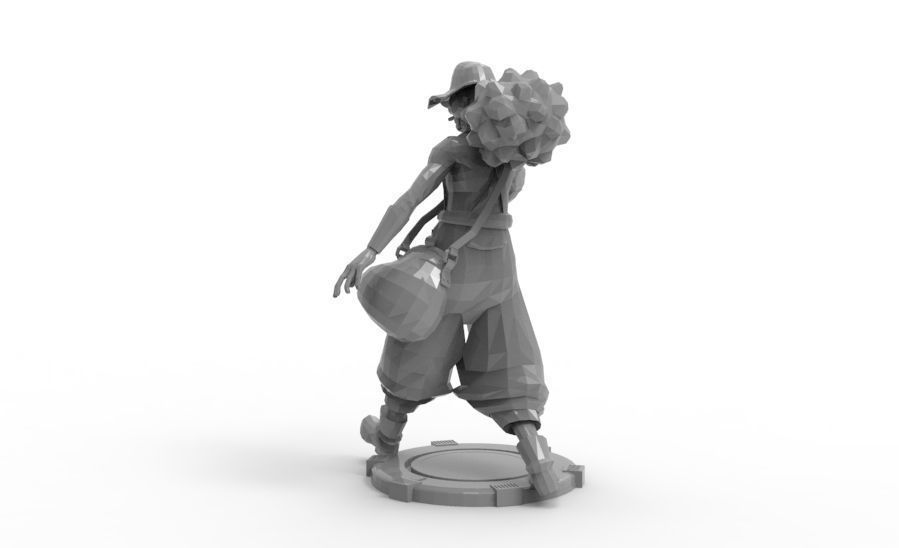Usopp - Tough Walk Pose 3D print model_6
