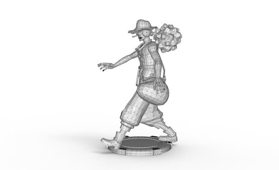 Usopp - Tough Walk Pose 3D print model_14