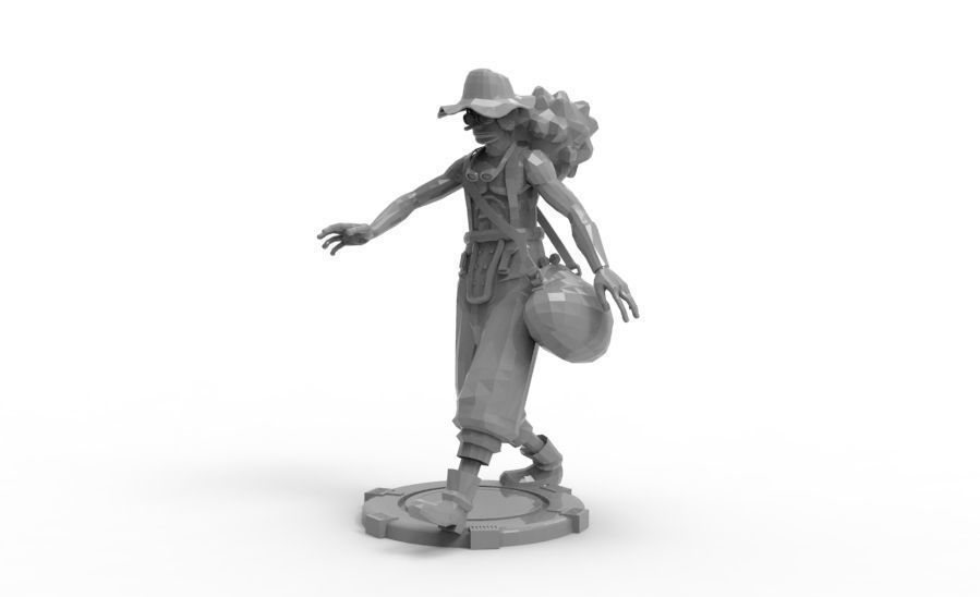 Usopp - Tough Walk Pose 3D print model_3