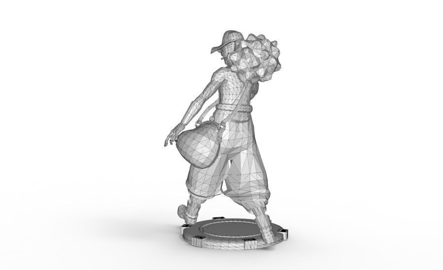 Usopp - Tough Walk Pose 3D print model_16