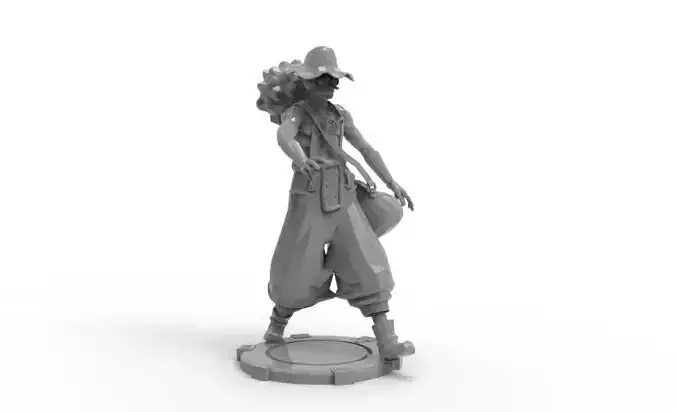 Usopp - Tough Walk Pose 3D print model