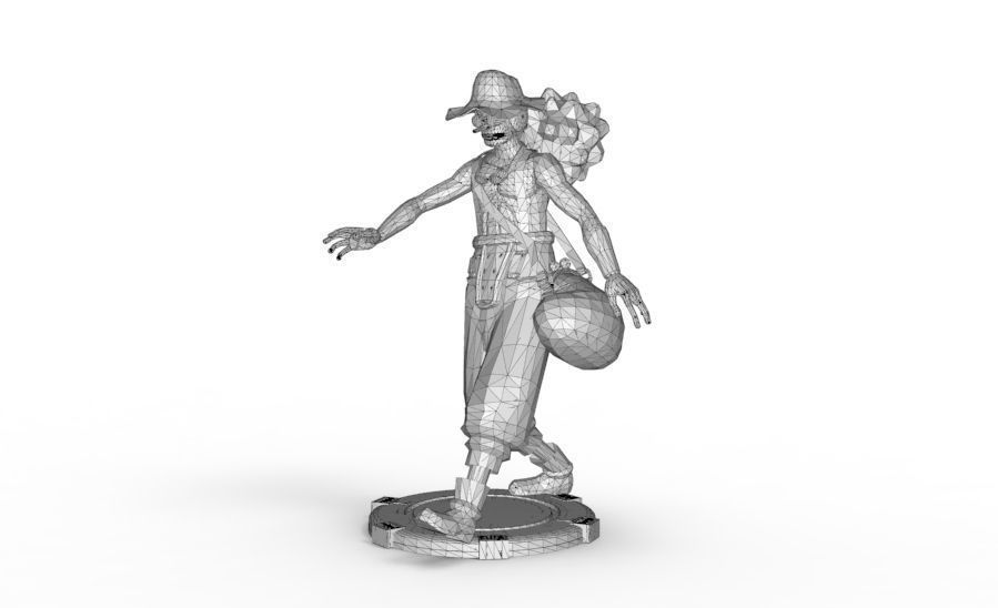Usopp - Tough Walk Pose 3D print model_13