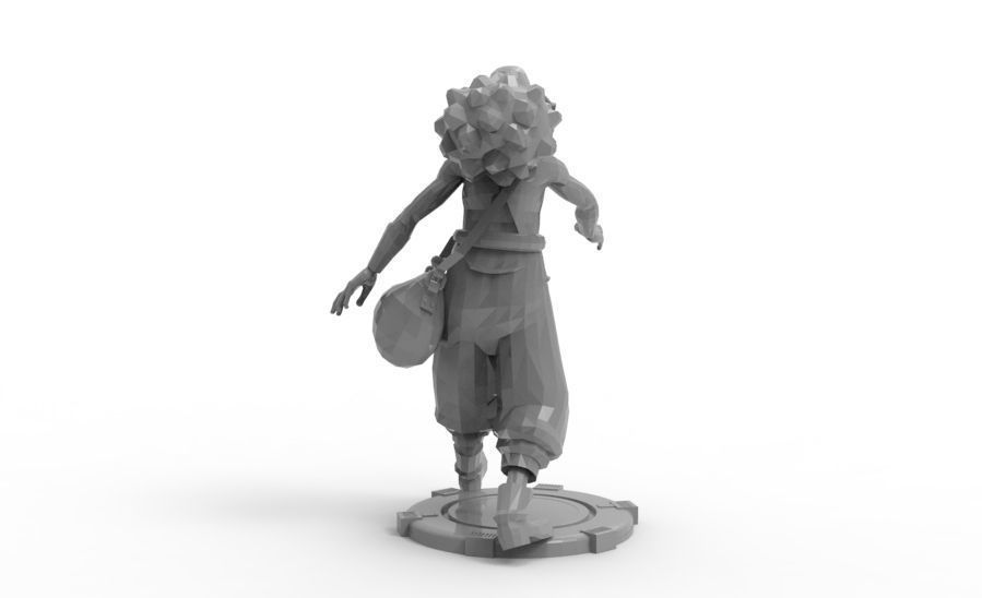 Usopp - Tough Walk Pose 3D print model_7