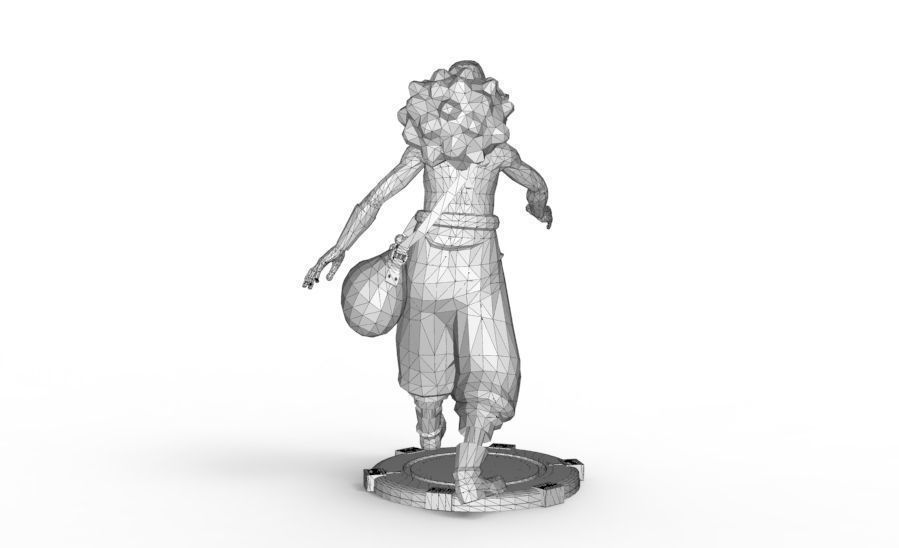 Usopp - Tough Walk Pose 3D print model_17