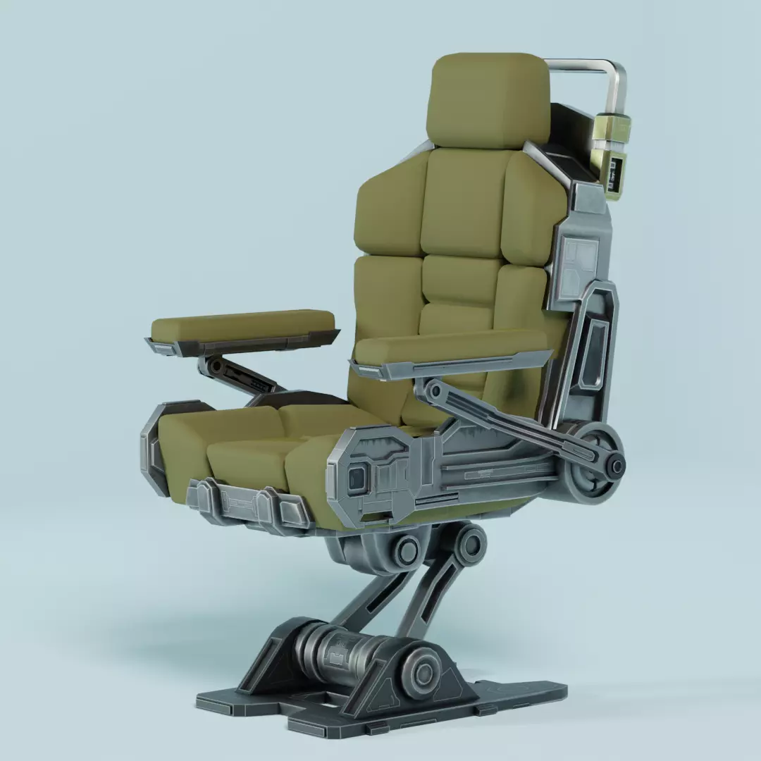 Sci-Fi Chair  3D model_0