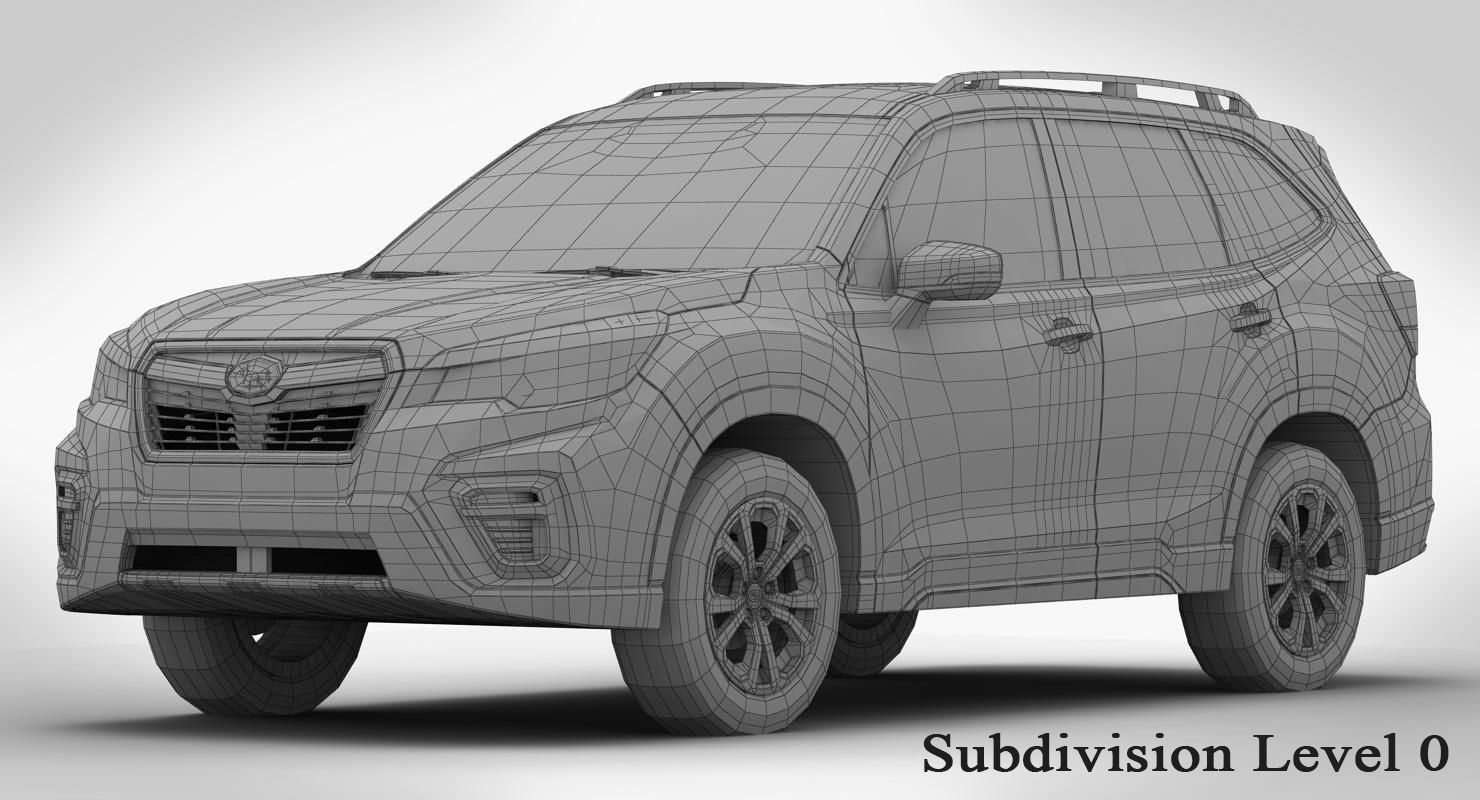 Subaru Forester 2019 3D model_19