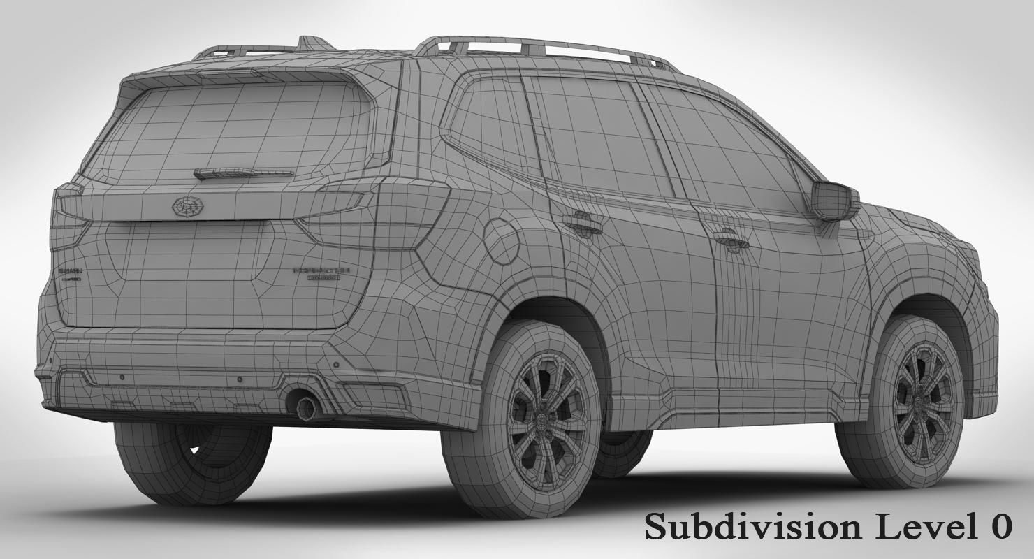 Subaru Forester 2019 3D model_21