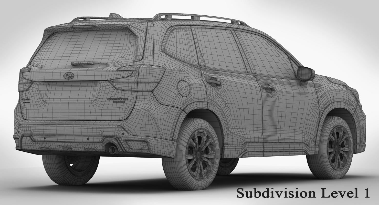 Subaru Forester 2019 3D model_22
