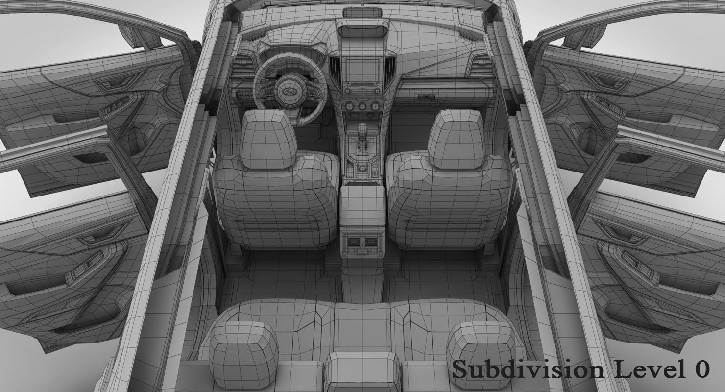 Subaru Forester 2019 3D model_23