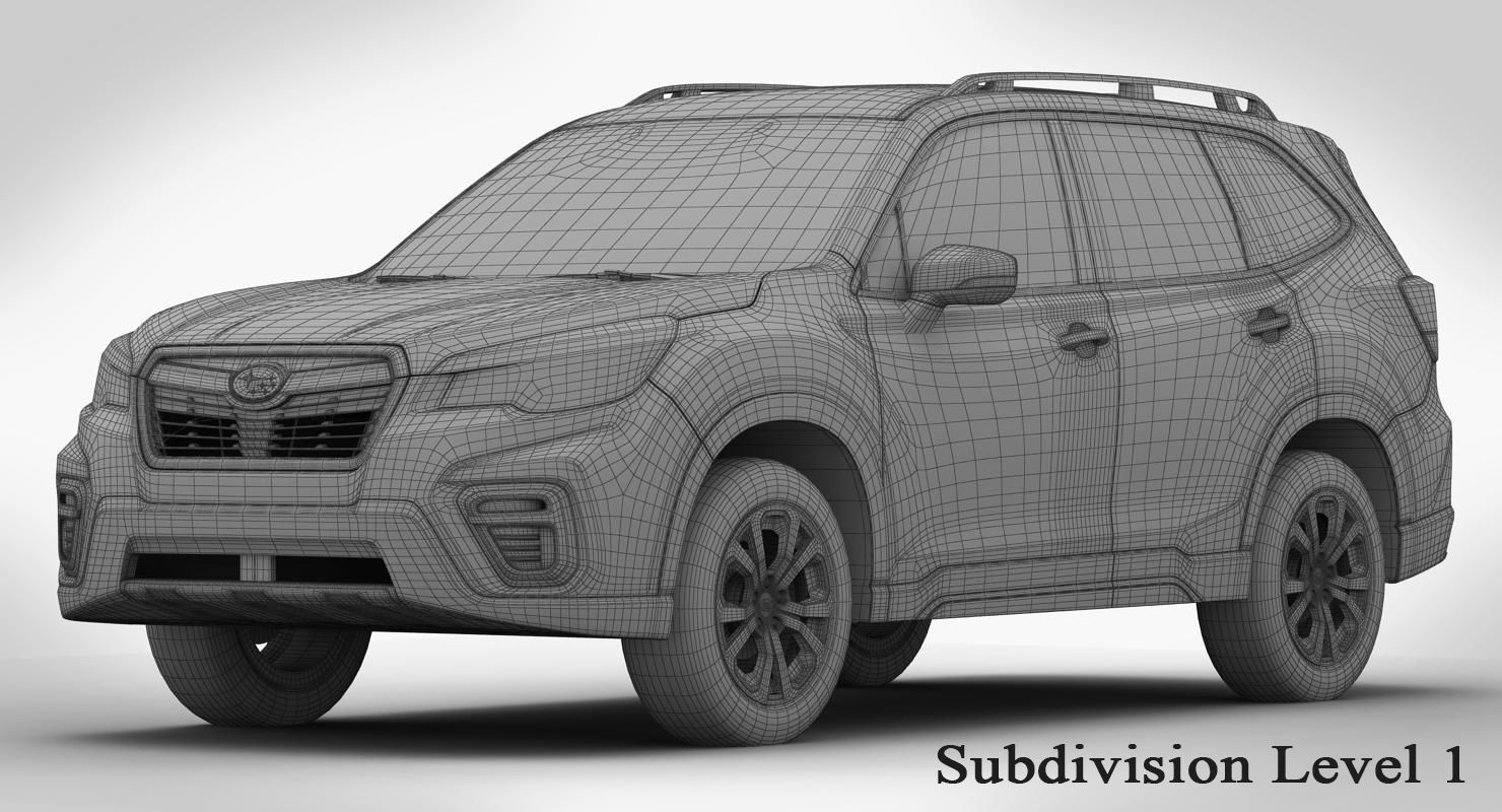 Subaru Forester 2019 3D model_20