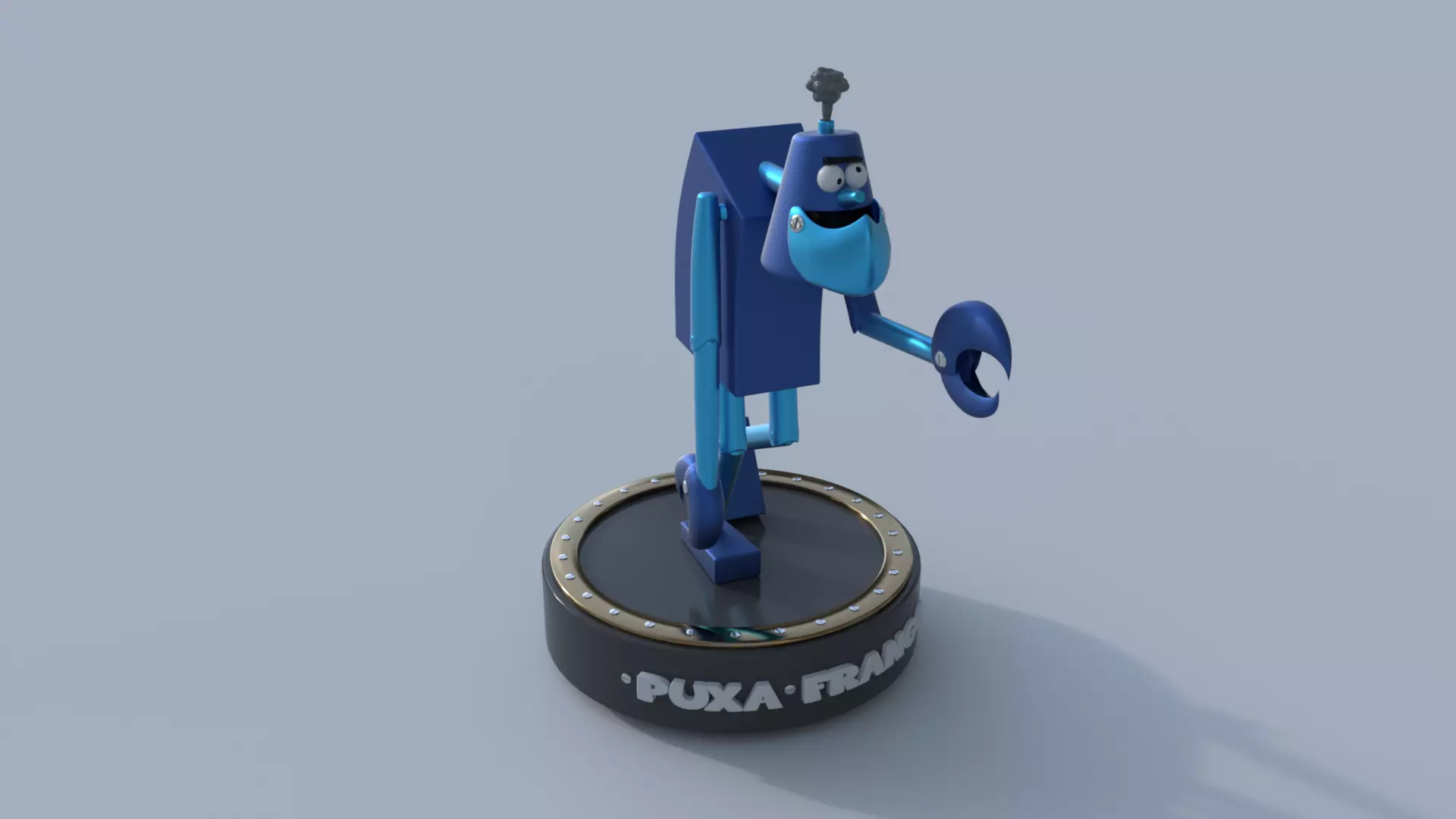 Frank - woodpecker 3D print model_0