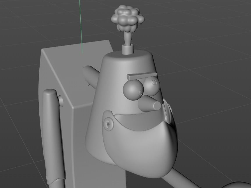 Frank - woodpecker 3D print model_2