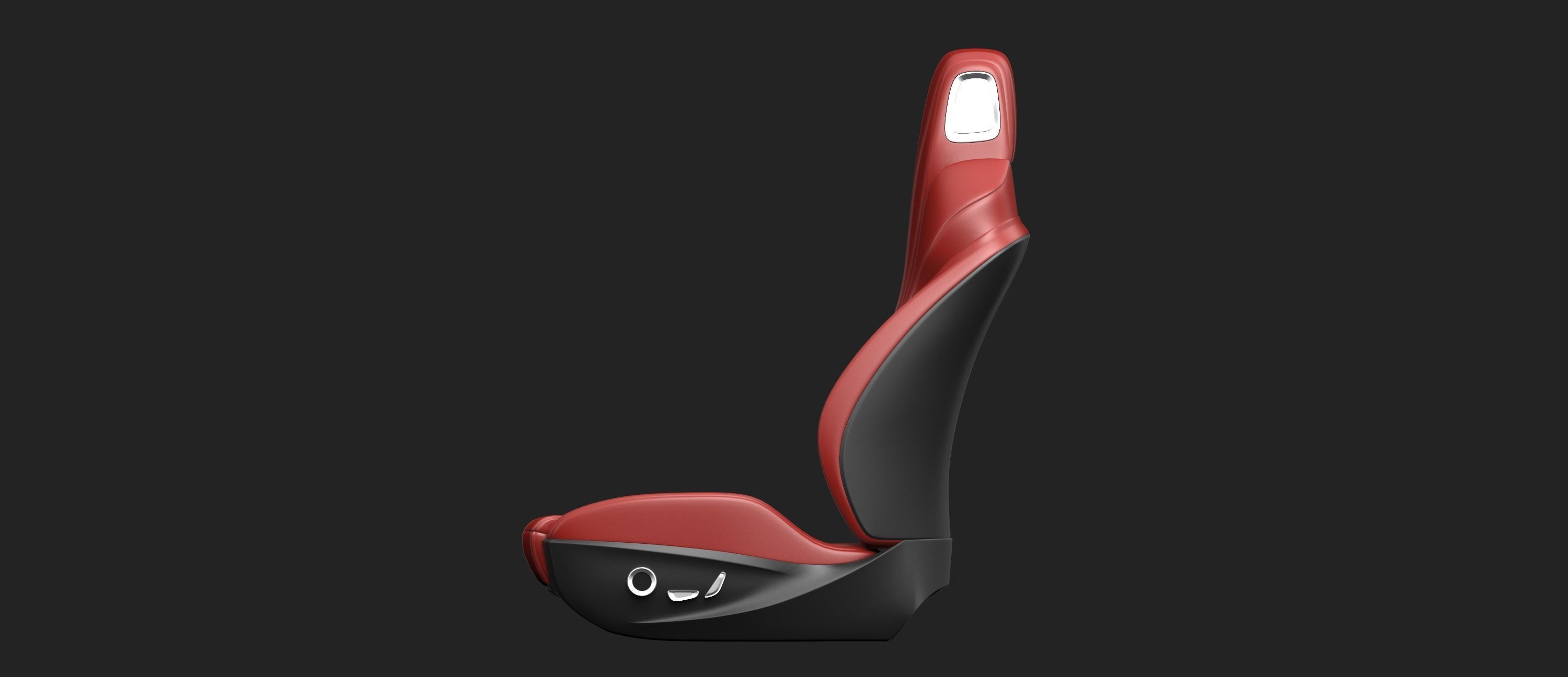 car seat 3D model_5